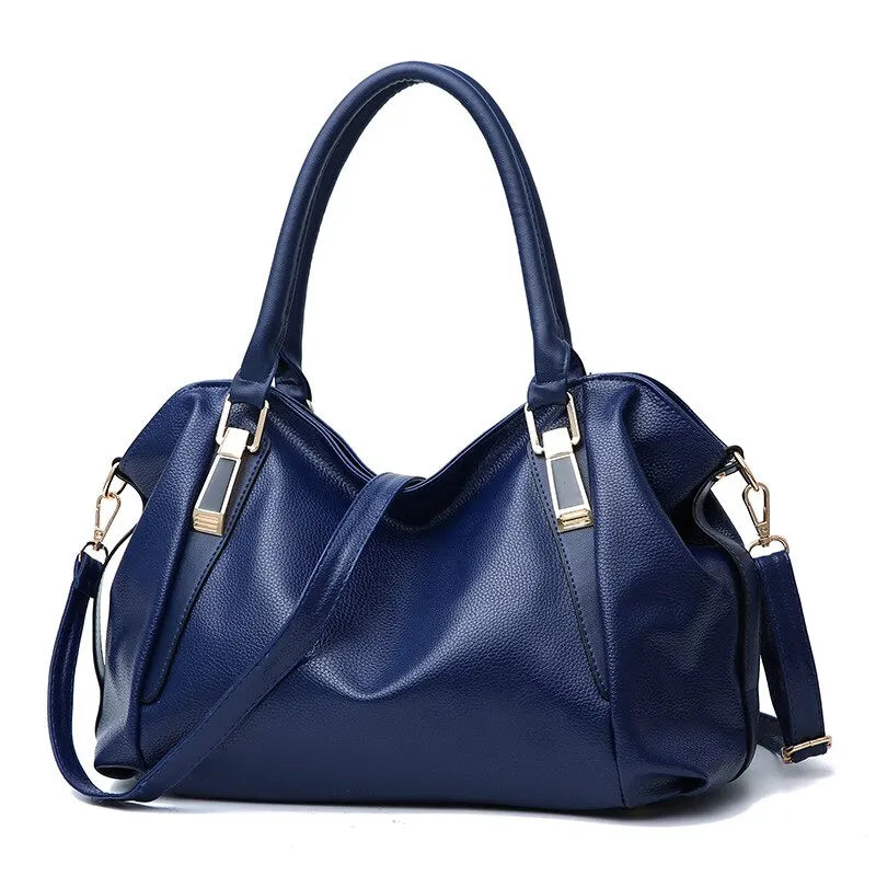 Casual Fashion Women Shoulder Bag Solid Color Soft Large Capacity Bag Crossbody Handbag