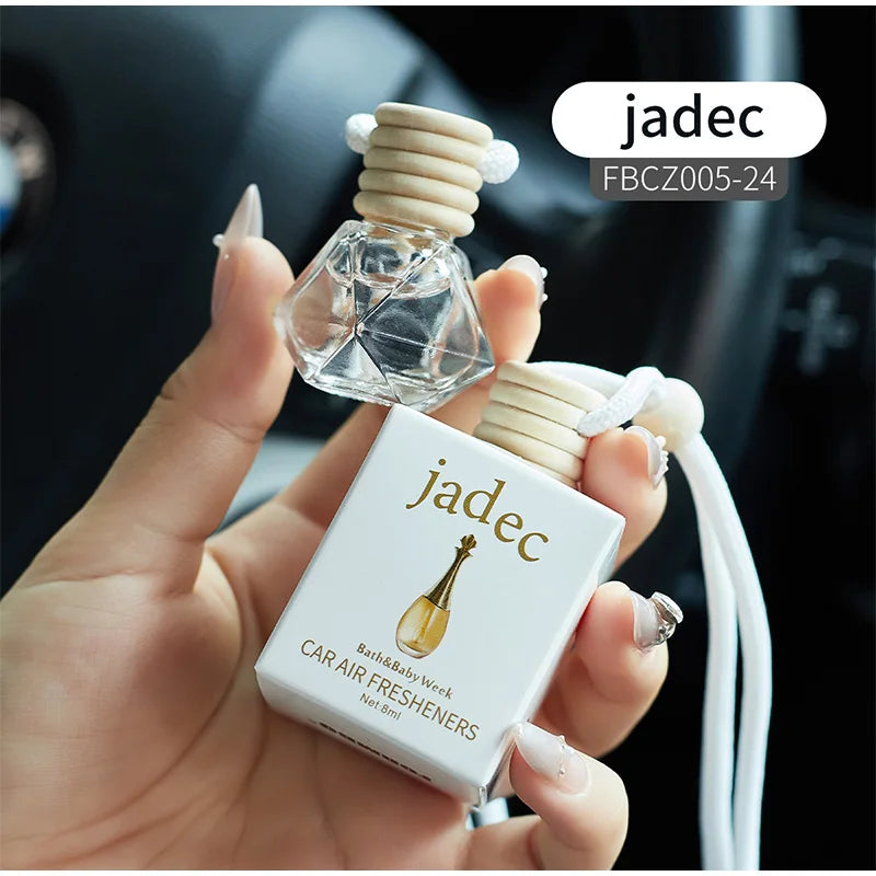 Charming Refreshing Car Perfume Long-lasting Light Fragrance Car Aromatherapy Pendant Luxury Brand Air Purification Accessories