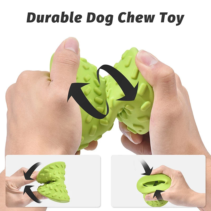 Benepaw Food Dispensing Dog Toys for For Aggressive Chewers Nontxic Natural Rubber Treat Leaking Pet Toys Puppy Bone Play Game