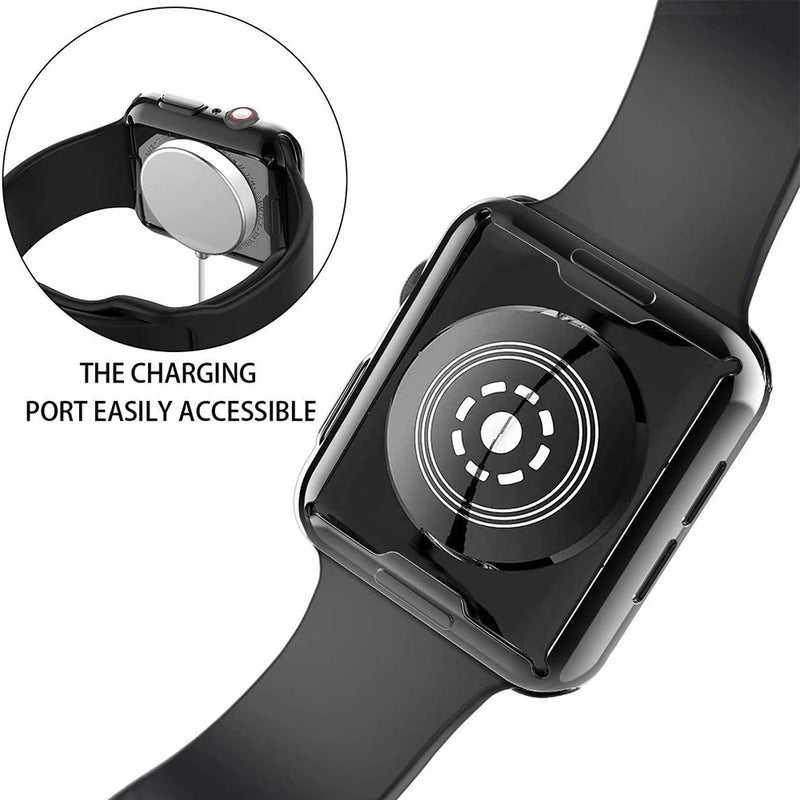 Screen Protector for Apple Watch Case Ultra 2 49mm 41mm 44MM 40MM 42mm TPU Bumper Cover Accessories for iWatch Series 9 8 7 SE 6