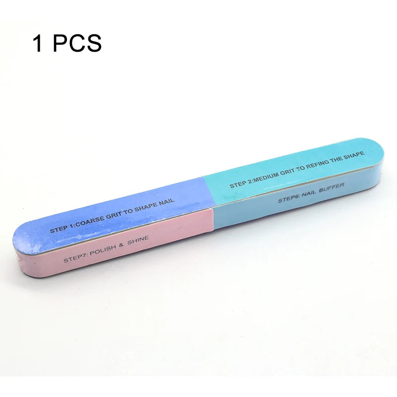 Nails Buffer Grind Buffing Block pink Nail File For Pedicure Manicure Care Nail Art Sponge Buffer Polish Nail accessories Tools