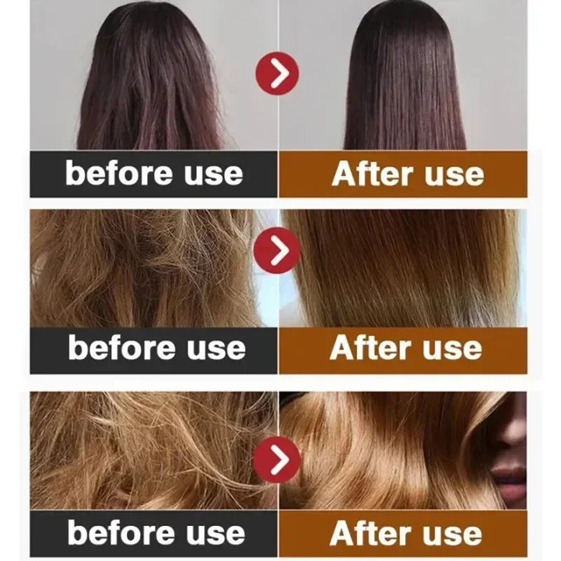 Keratin Collagen Hair Mask Magical Straighten Repair Dry Frizzy Damaged Treat Cream Pro Soft Smooth Shiny Deep Moisturizing Care