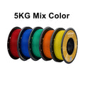 KINGROON PETG 3D Printer Filament 1.75mm 5KG 10KG Mix Color 3D Printing Material 1kg/roll  petg Plastic For FDM 3dprinter