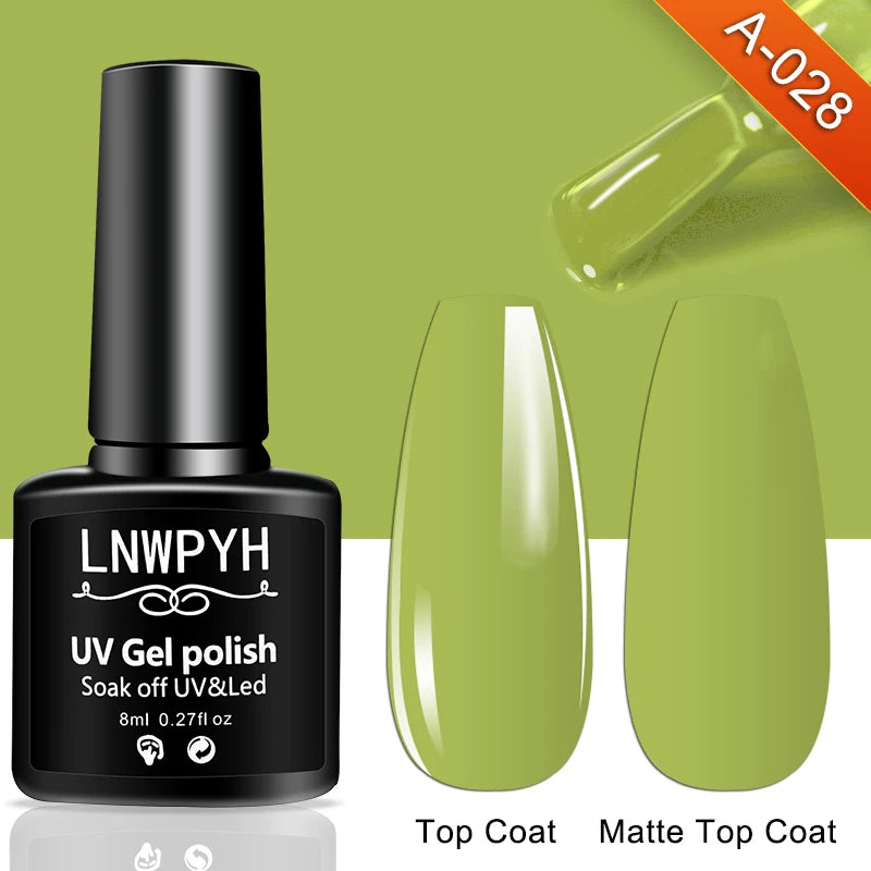 Nail Gel Polish 36 Color Gel Nail Polish Semi Permanent Gel Vernis Base Top Coat Nail Art Manicure Soak Off LED UV Gel Varnishes