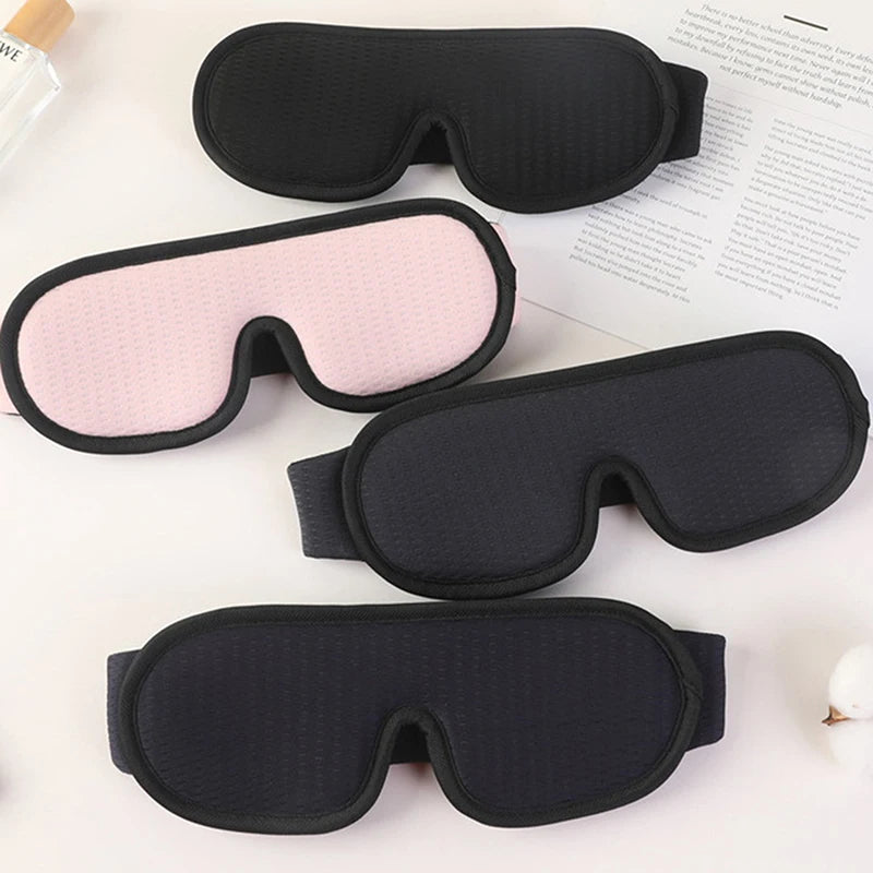 【Hot Sale]3D Mask For Sleep Eye Mask Lights Blockout Soft Padded Sleeping Fabric Cover Shade Blindfold Eyepatch