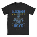 Oleksandr Usyk Vintage Boxing Poster Shirt for Men Women Pure Cotton Vintage Ukraine Boxer Tee Shirt Short Sleeve Clothes Summer