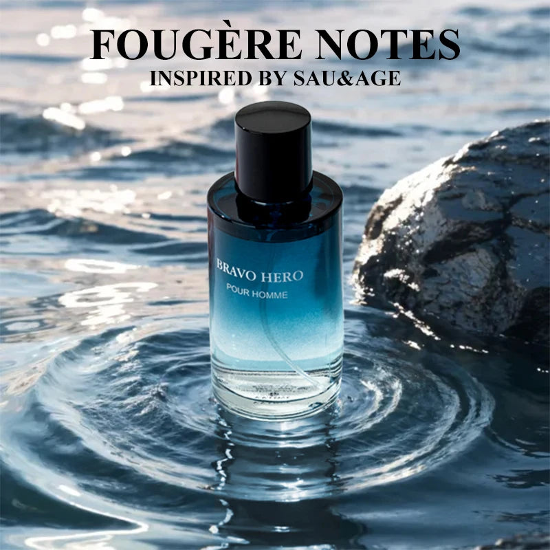 100ML 3.4FL.OZ Feronomas Perfume for Men, Fougere Notes Lavender Cedar Fragrance, Long Lasting Eau de Parfum Perfume Hombre