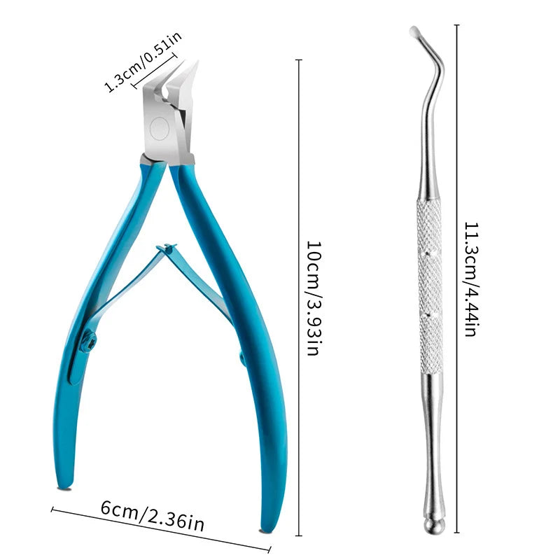 Toe Nail Clipper For Ingrown Or Thick Toenails Toenails Trimmer Professional Podiatrist Toenail Nipper With Stainless Steel Supe