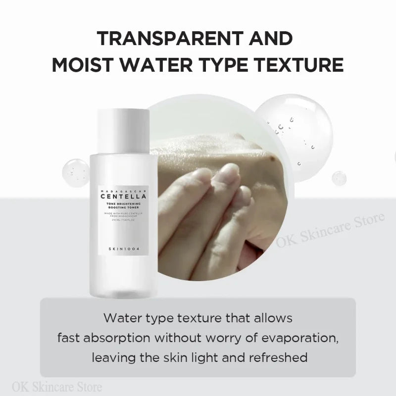 Korean Centella Tone Brightening Toner Facial Calming Moisturizing Serum Cream Gentle Cleanser Skincare Original Products Set