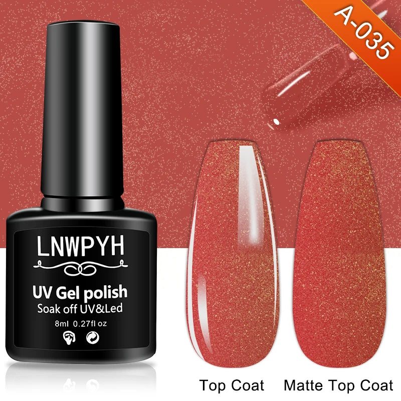 Nail Gel Polish 36 Color Gel Nail Polish Semi Permanent Gel Vernis Base Top Coat Nail Art Manicure Soak Off LED UV Gel Varnishes