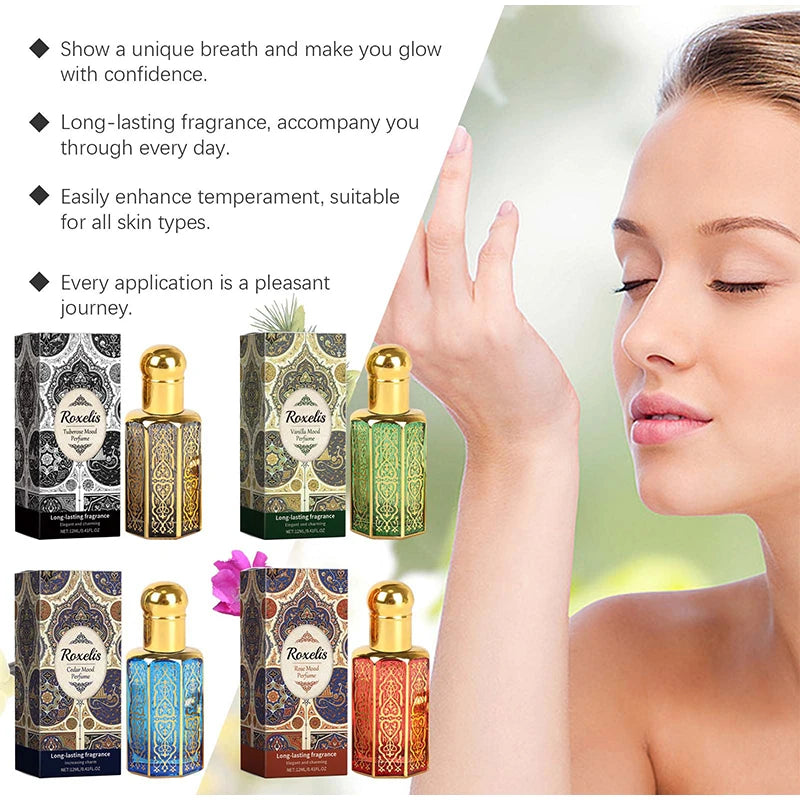 Original Arab Dubai Perfume Charming Attraction Fragrance Women Men Dating Scent Vanilla Rose Body Spray,Long Lasting Parfume