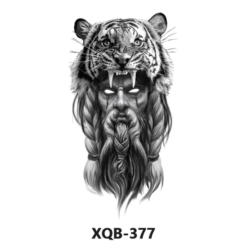 Waterproof Tattoo Stickers Body Small Arm Tattoo Stickers Animal Totem Men And Women Universal Tattoo Stickers Gift Decoration