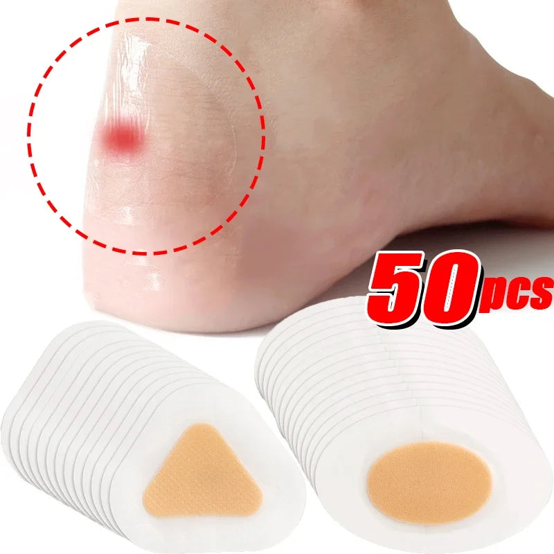 10-50PCS Silicone Gel Shoes Stickers Pain Relief Patch Liner High Heel Sticker Feet Care Adhesive Hydrocolloid Pads Cushions