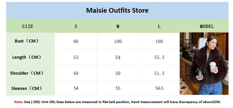 Luxury Winter Loose Women's Thick Fluffy Faux Fur Coats Fashion Solid Cropped Oversized Warm Jacket 2024 New Lady Chic Outerwear