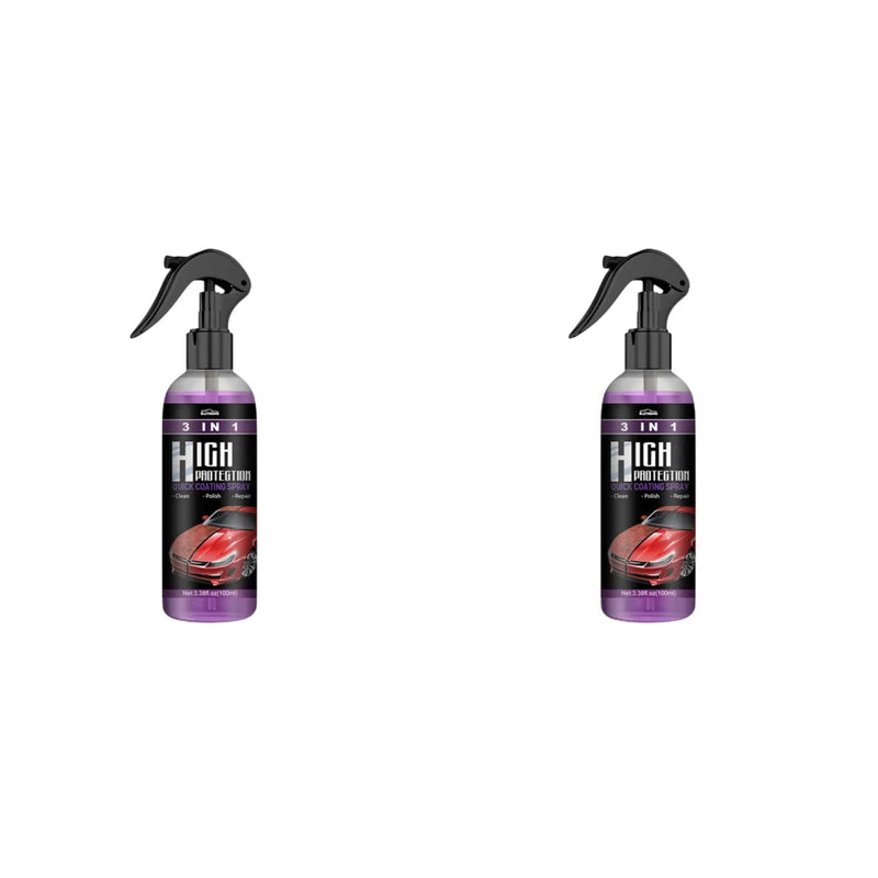 3 in 1 High Protection Quick Ceramic Coating Nano Spray Car Coating Wax Polishing Spray Plastic Refresh Fast Fine Scratch Repair