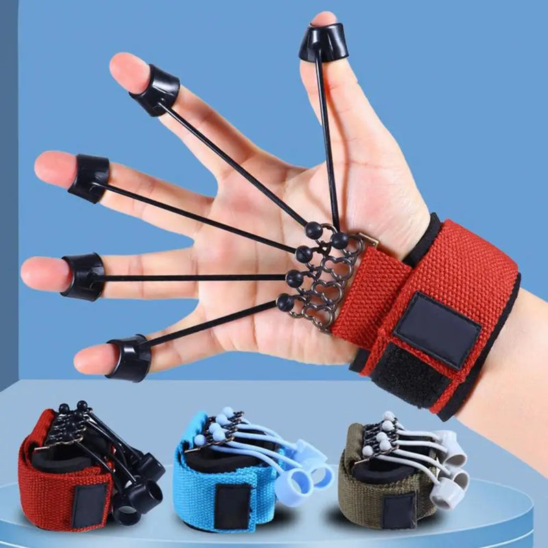 5Pcs 10/20/40/60LB Finger Gripper Silicone Solid Color Finger Strengthener High Elasticity Flexible Anti-break Finger Exerciser