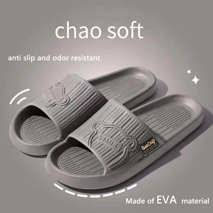 Slippers Massage Shower Bathroom Anti-slip Quick Dry Toe Super Soft Comfortable Thick Bottom Home Indoor Slippers