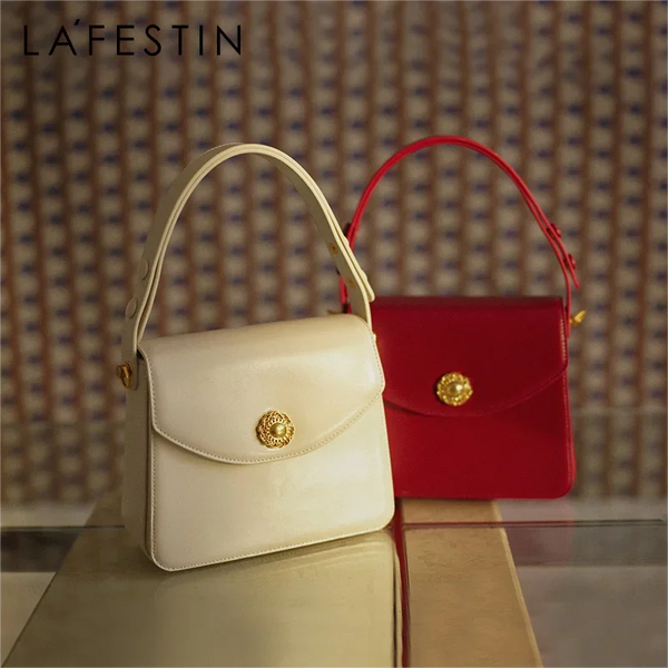 LA FESTIN Designer 2023 Original Fashion Crossbody Shoulder Underarm Handbag Simple Female Messenger Portable Small Square Bag