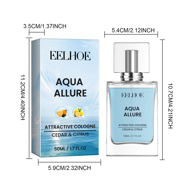 EELHOE Captivating Fragrance - Cupid Charm Toilette for Men and Women Ocean-Scented Perfume and Pheromone Cologne 1.7 OZ