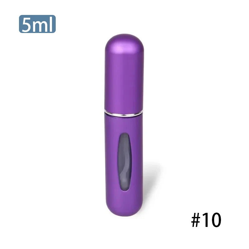 5ml Portable Mini Refillable Perfume Bottle With Spray Scent Pump Empty Cosmetic Containers Atomizer Bottle For Travel