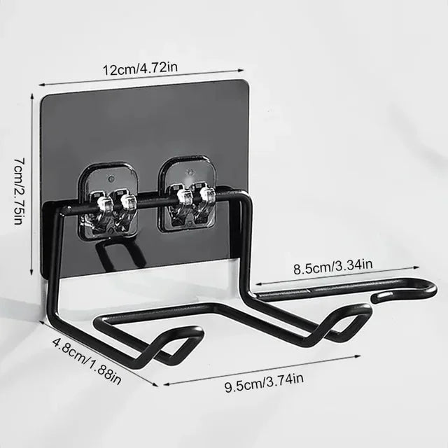 Holder Wall Mounted Hair Straightener Dryer Holders Organizer Storage Rack Shelf Bathroom Accessories