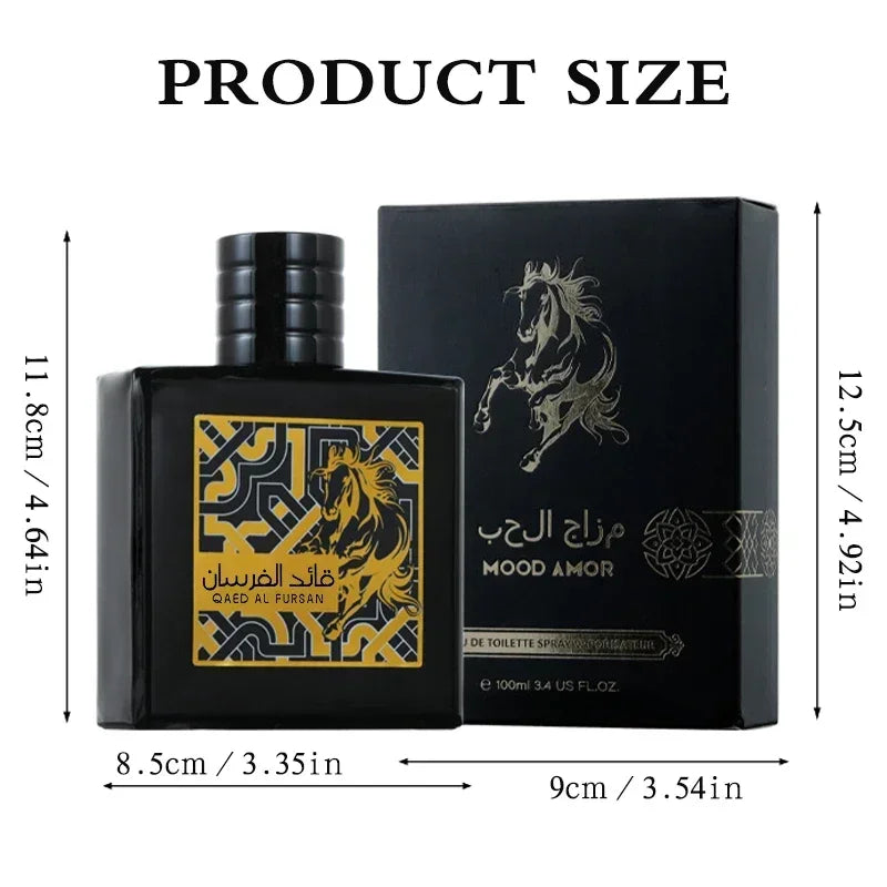 100ml Original Men's Perfume High QualityDubai Arabian Perfume Long Lasting Light Fragrance Arabian Water Cologne Pheromones