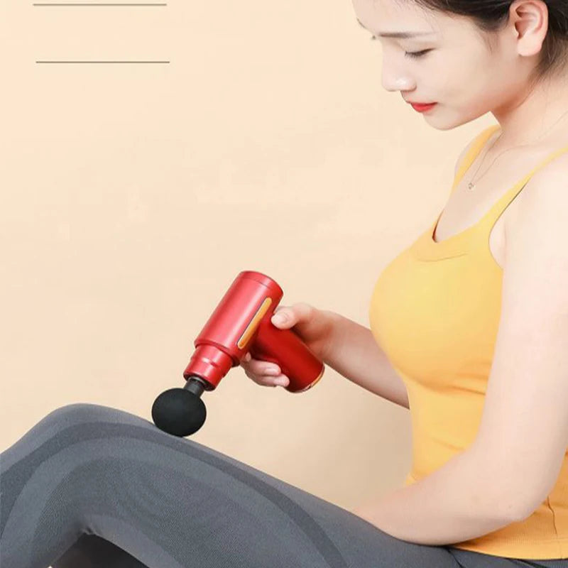 Portable Fascia Gun Deep Tissue Massage Mini Lightweight and Adjustable Speed Massage Equipment Suitable for the Whole Body