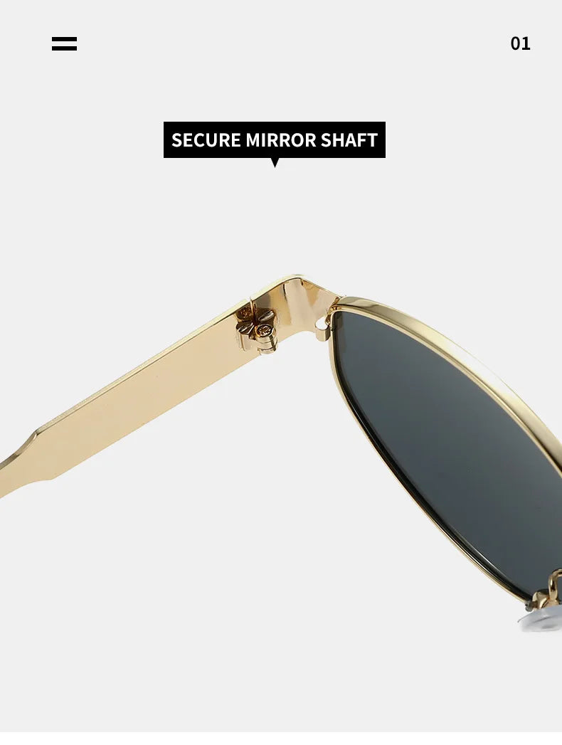 Trendy Oval Sunglasses for Women 2024 Luxury Brand Designer Metal Frame Sun Glasses Ladies Classic Vintage Round Shades Unisex