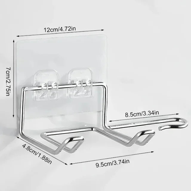 Holder Wall Mounted Hair Straightener Dryer Holders Organizer Storage Rack Shelf Bathroom Accessories