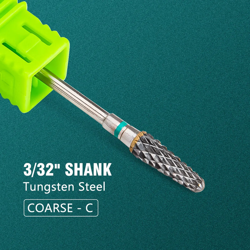 Dmoley Tungsten Carbide Nail Drill Bit Electric Manicure Drills For Milling Cutter Ceramic Nail Burr Pedicure Accessories