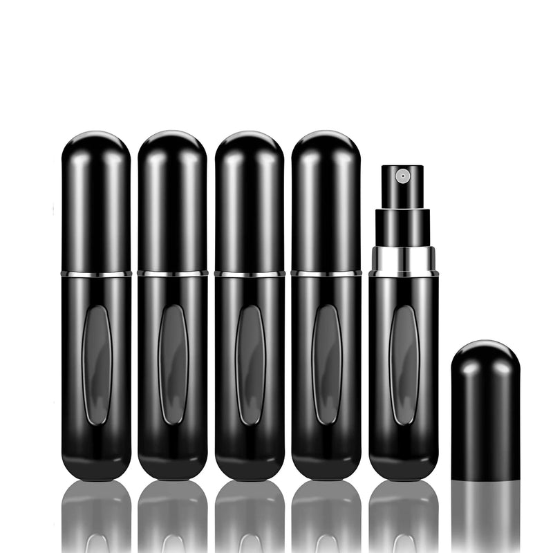 1/5Pcs Travel Perfume Bottle Refillable Portable Mini Atomizer Spray Refill Bottle Women Pocket Dispenser Cologne Sprayer 5ml