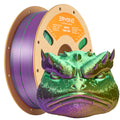 ERYONE Tri- Color Series Co-extrusion Silk PLA 1KG 1.75mm Diameter Excellent Quality Perfect Spool For 3D Printer FDM Printing
