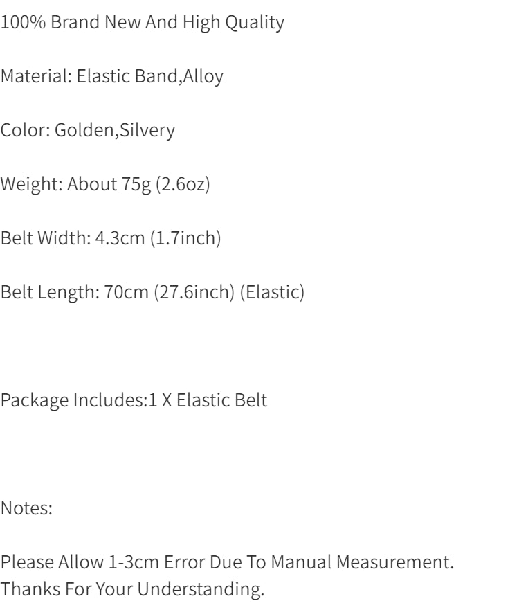 Stylish Women's Metal Chain Decor Belt - Perfect for Casual Wear & Everyday Purposes!
