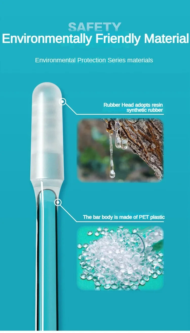Disposable Sticky Ear Swabs Pick Reusable Ear Cleaner Soft Silicone Ear Wax Removal Tool Earwax Remover For Olders Adult Kid