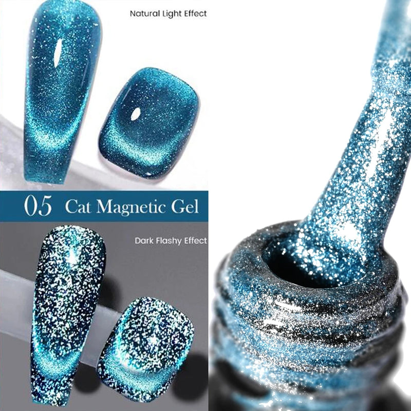 5/7/8ml Super-Bright Metallic Painting Liner Gel Polish Silver/Gold/Rose Mirror Gel Nail Polish Semi Permanent UV Nail Art Verni