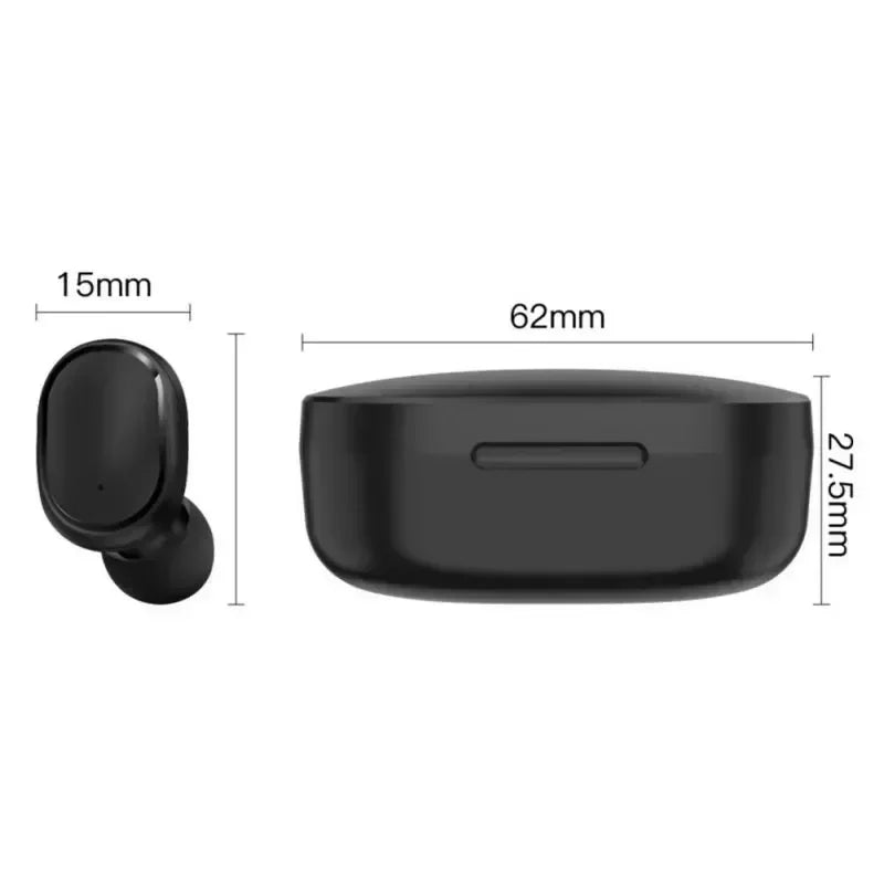 TWS E6S Bluetooth Earphones Wireless Bluetooth Headset Noise Cancelling Headsets With Microphone Headphones For Xiaomi Redmi