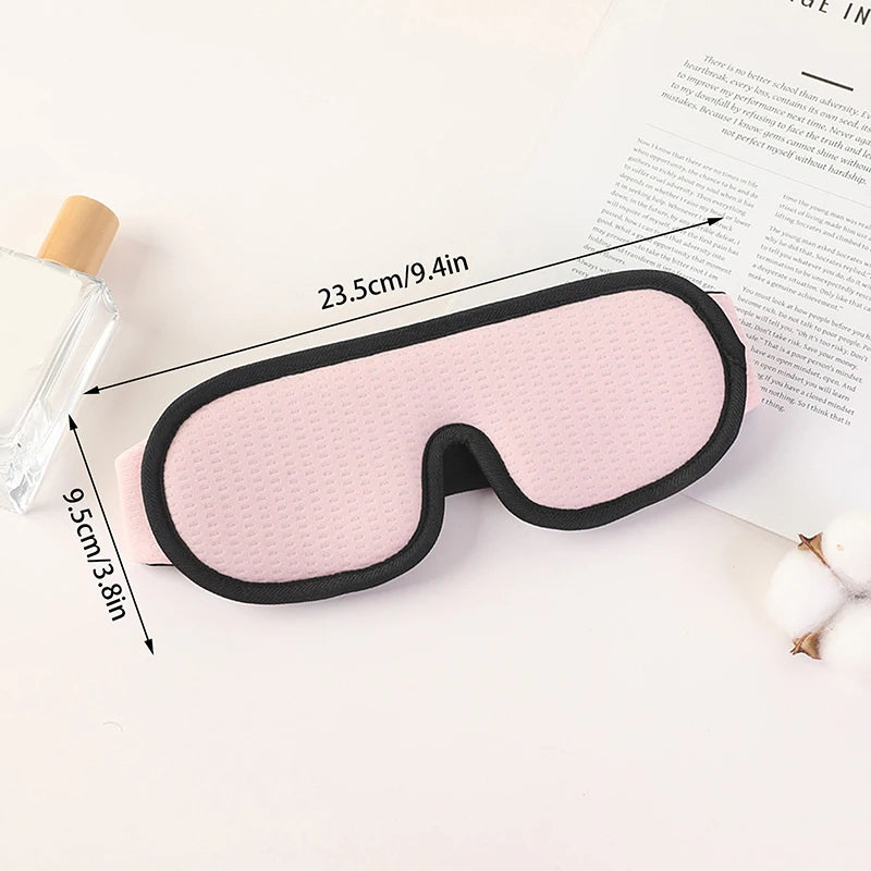 1Pcs 3D Mask For Sleep Eye Mask Lights Blockout Soft Padded Sleeping Fabric Cover Shade Blindfold Eyepatch