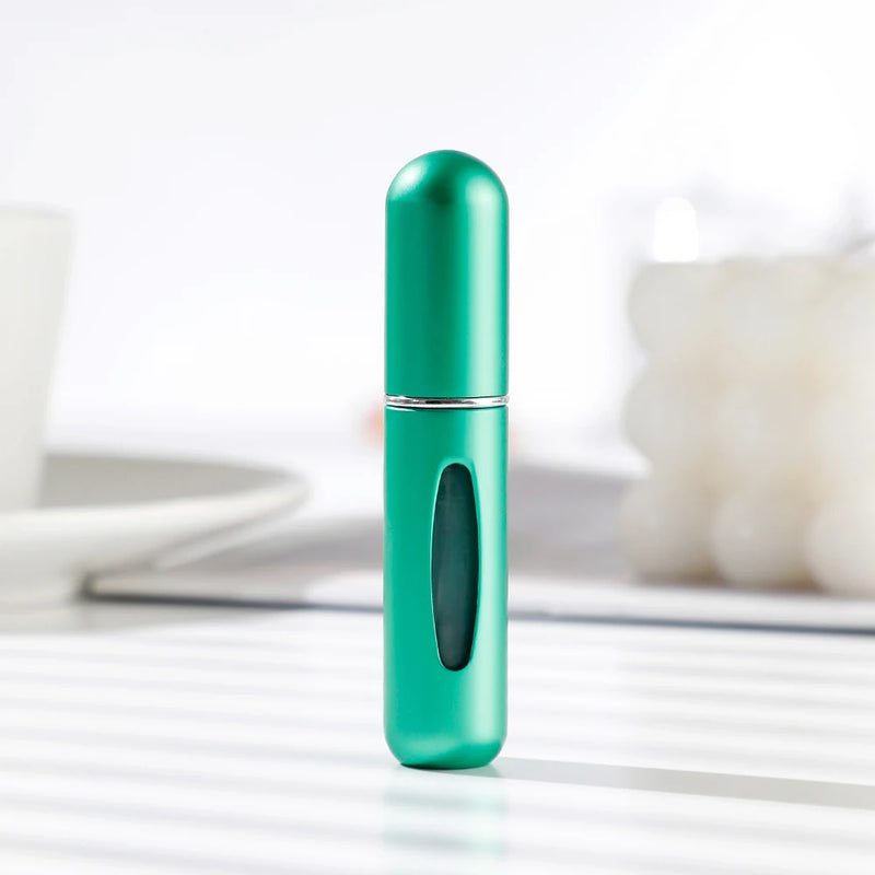 Portable Mini Travel High-end Perfume Bottle Base Refill Bottle Straight Charging Small Sample Perfume Aluminum Material
