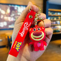 New Anime Disney Keychain Cartoon Mickey Mouse Minnie Lilo & Stitch Cute Doll Keyring Ornament Key Chain Pendant Kids Toys Gifts