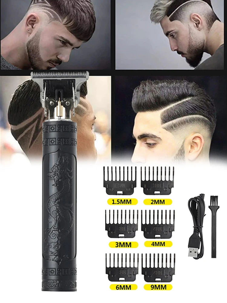 T9 Rechargeable Electric Hair Clipper For Men Portable Hair Cutting Machine Man Shaver Trimmer Barber Technical Beard Trimmer