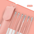 Ear Cleaner Set Earpick Ear Wax Remover Ear Spoon Curette Ear Cleaning Spiral Earpick Easy Earwax Removal Ear Cleaner Kit Gadget