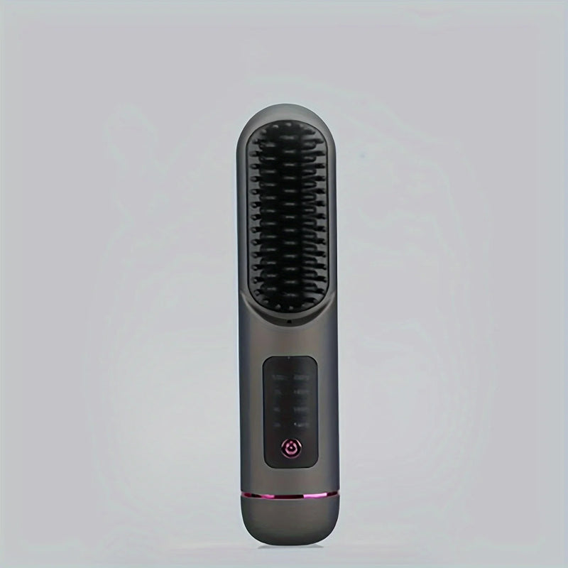 Portable rechargeable straight hair comb negative ion straight hair comb does not damage hair straightening clip curling iron