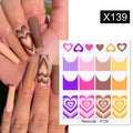 Harunouta 1 Sheet Nail Water Decals Transfer Lavender Spring Flower Leaves Nail Art Stickers Nail Art Manicure DIY