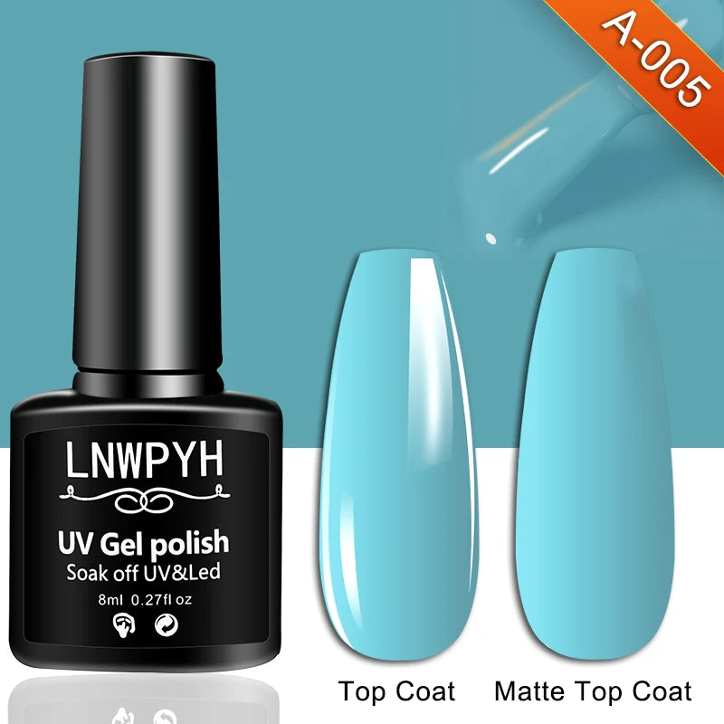 Nail Gel Polish 36 Color Gel Nail Polish Semi Permanent Gel Vernis Base Top Coat Nail Art Manicure Soak Off LED UV Gel Varnishes
