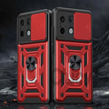 For Redmi Note13 Pro Plus Note 13 4G 5G Camera Shockproof Armor Case For Redmi 13C 4G 5G Car Magnetic Holder Ring Protect Cover