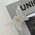 1PC 2024 New Butterfly Hair Claw Sweet French Acetate Fiber Hair Clamps Colorful Hair Decorate Long Hair Accessories Hair Clip