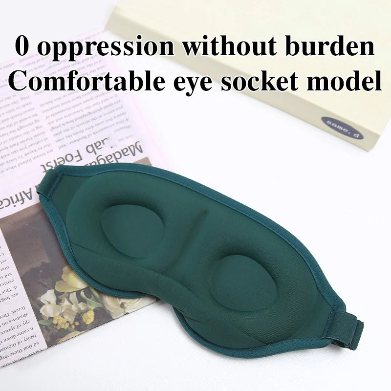 3D Mask For Sleep Eye Mask Lights Blockout Soft Padded Sleeping Fabric Cover Shade Blindfold Eyepatch