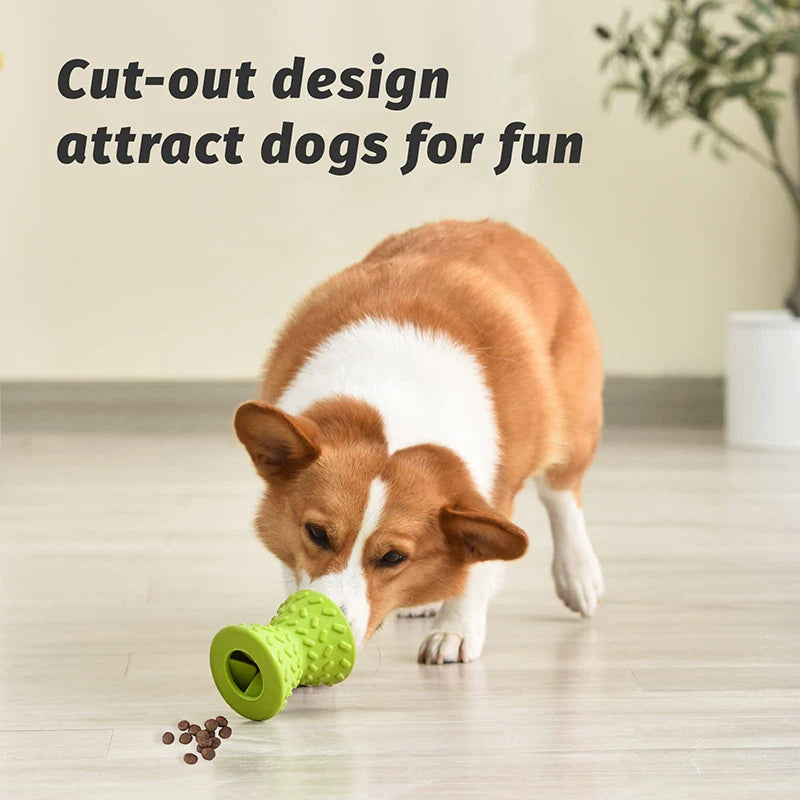 Benepaw Food Dispensing Dog Toys for For Aggressive Chewers Nontxic Natural Rubber Treat Leaking Pet Toys Puppy Bone Play Game