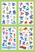 4Pcs/set Tattoo stickers Disney Stitch Princess Sofia Unicorn Frozen Action Figure Cars Cartoon Sticker Kids Girls Birthday Gift