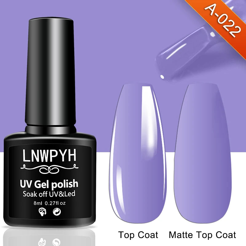 Nail Gel Polish 36 Color Gel Nail Polish Semi Permanent Gel Vernis Base Top Coat Nail Art Manicure Soak Off LED UV Gel Varnishes